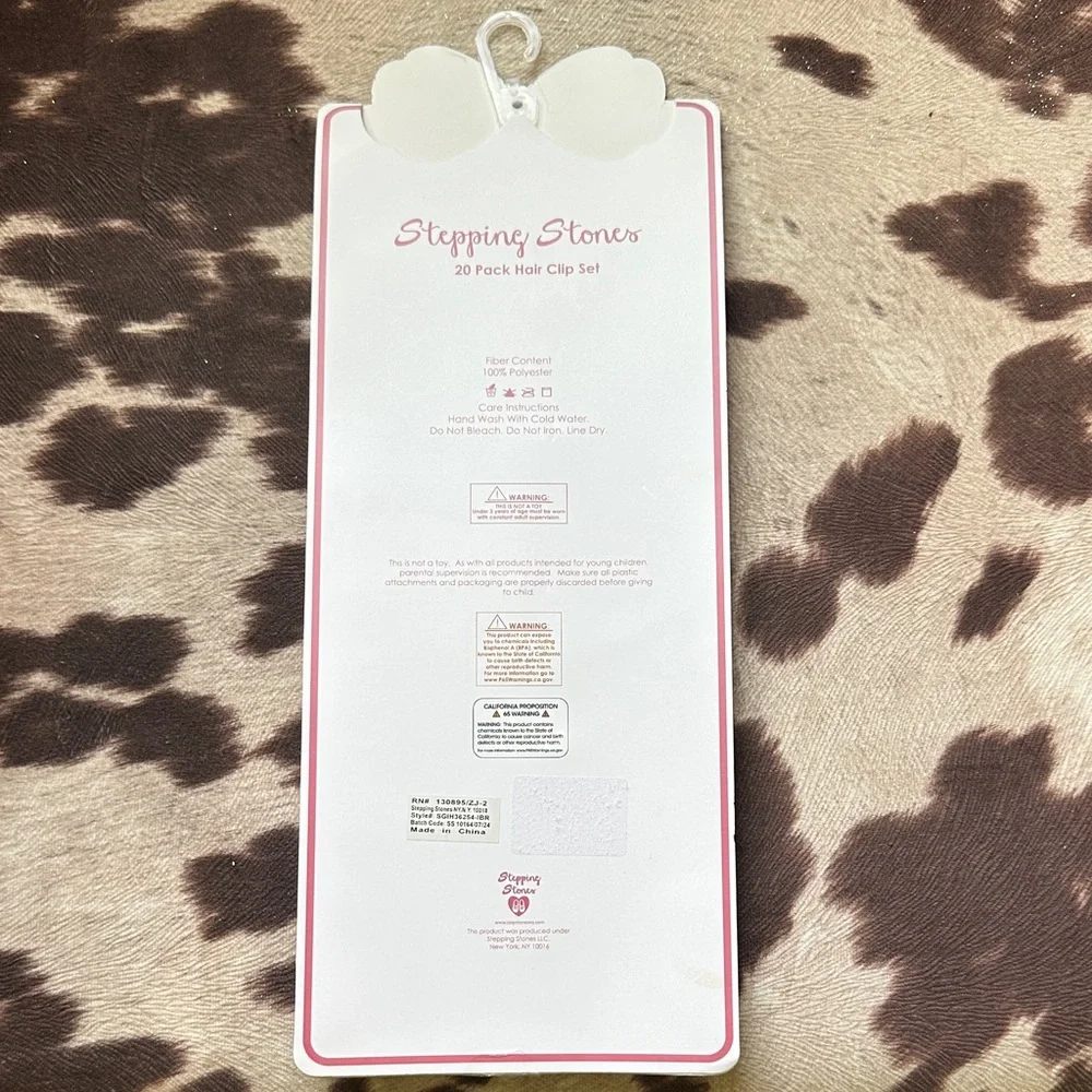 Stepping Stone Floral‎ Hair Clip Set - Multicolor
